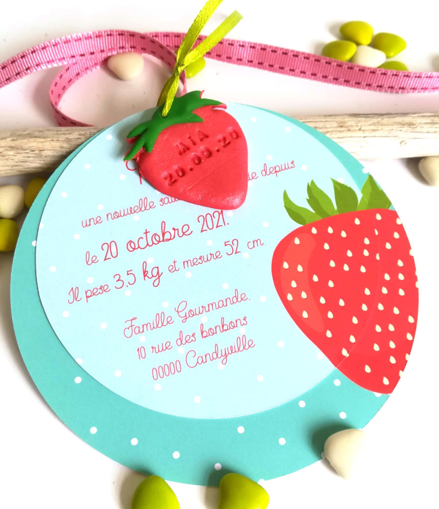 faire-part-invitation-bapteme-fraise-gourmandise