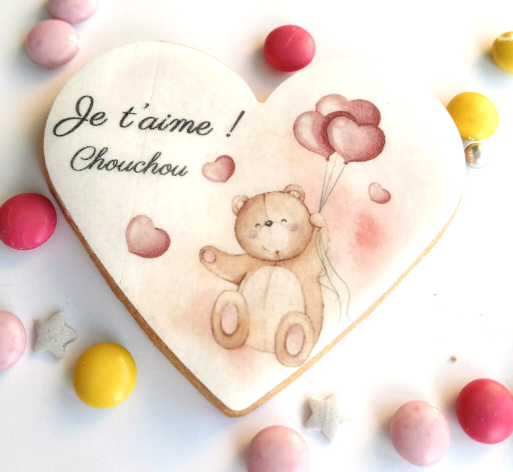 biscuit-personnalise-saint-valentin-ourson-coeur