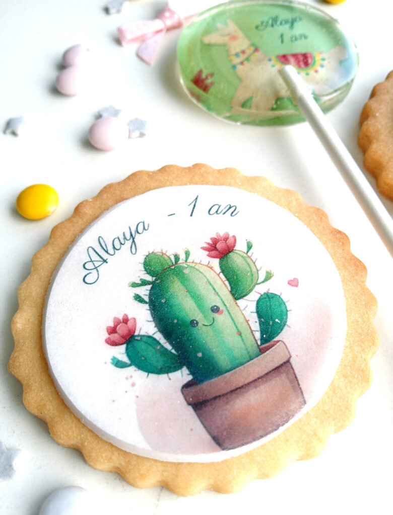 biscuit-bonbon-sucette-sable-personnalise-deco-cadeau-theme-lama-anniversaire-cactus-mexique
