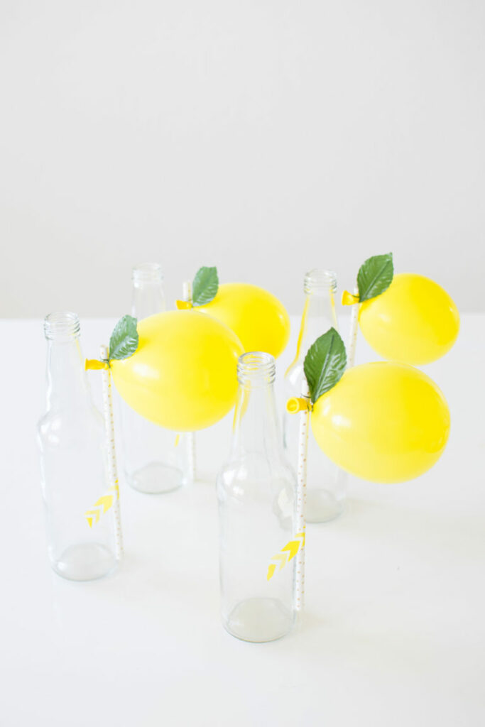 DIY Lemon Balloon Decorations